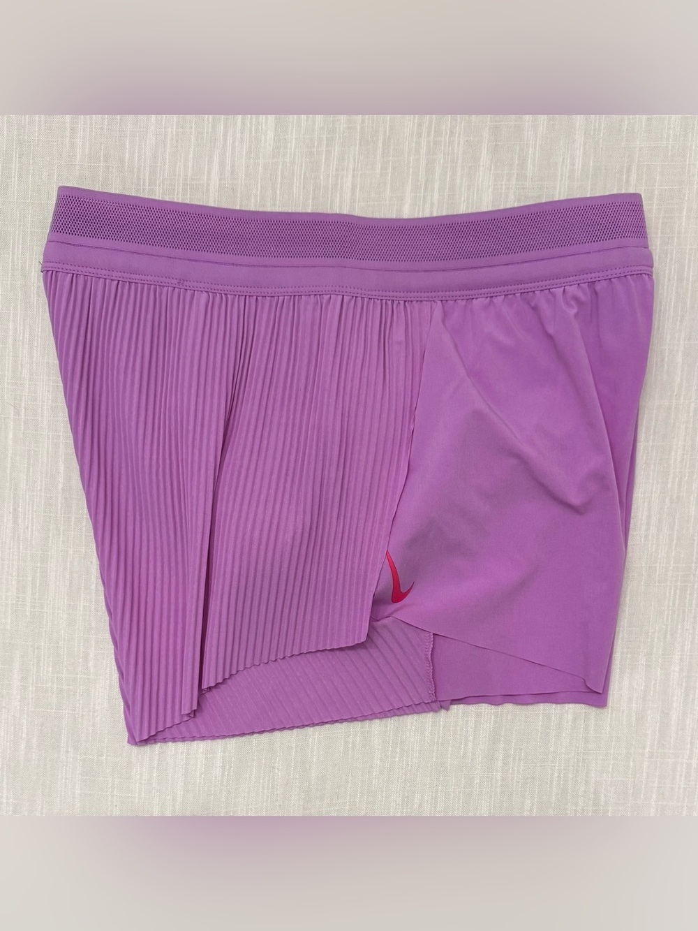 Nike AeroSwift Dri-FIT ADV Womens Sz M Lilac Running Lined Shorts FN2328-532 NWT - Picture 4 of 16